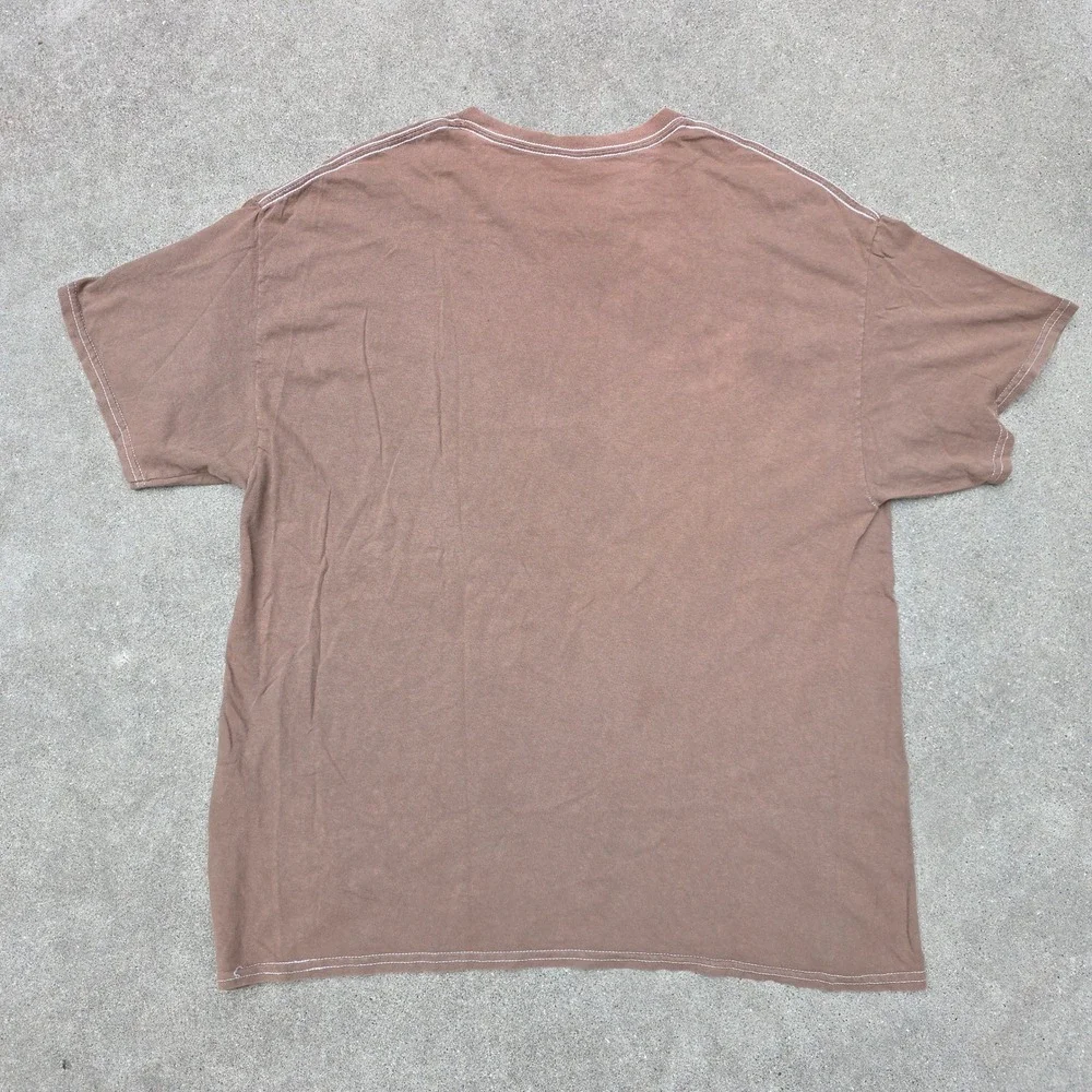 Sublime Long Beach Sun Graphic T-Shirt Mens Large Brown Cotton Band Tee - Picture 2 of 6